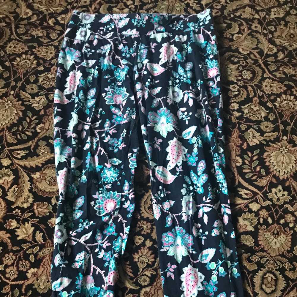 Cynthia Rowley Floral Leggings